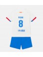 Barcelona Pedri Gonzalez #8 Dječji Gostujuci Dres kompleti 2023-24 Kratak Rukavima (+ kratke hlače)